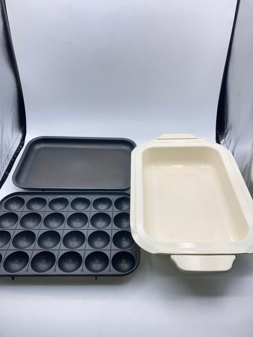 BRUNO ブルーノ　コンパクトホットプレート　セラミックコート鍋　セット