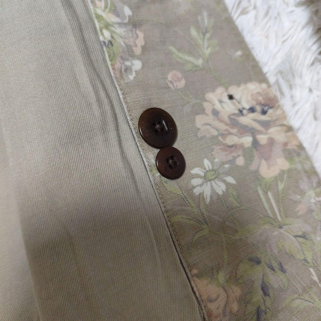 LL Bean 花柄　カバーオール バーンコート　ジャケット　レディース