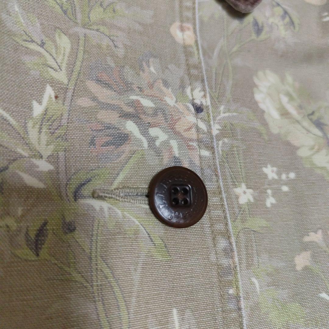 LL Bean 花柄　カバーオール バーンコート　ジャケット　レディース