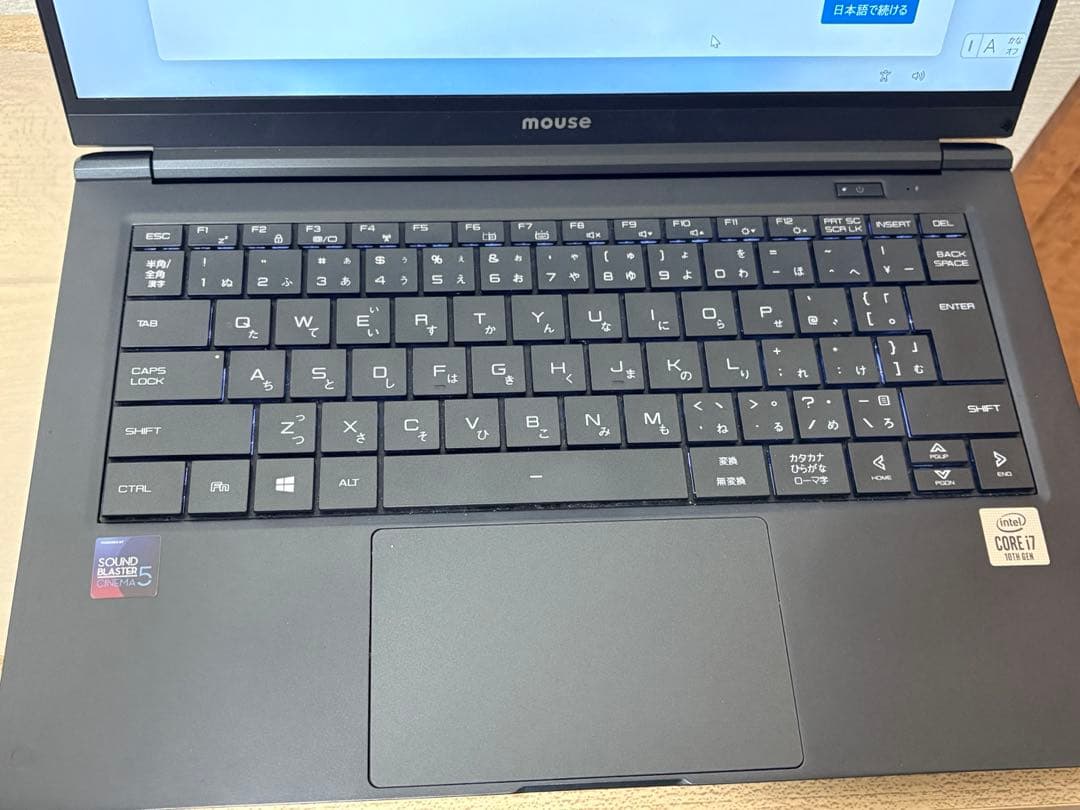 mouse X4-i7　メモリ32GB SSD1TB