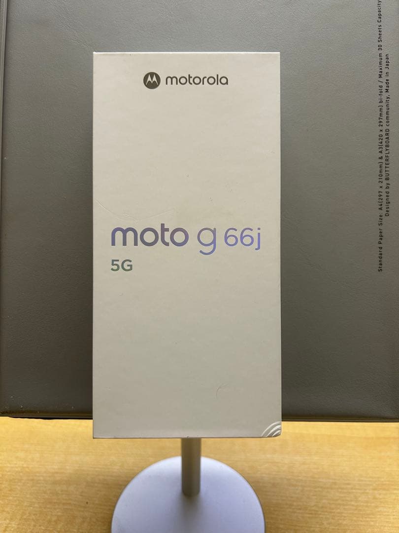新品未開封 Motorola moto g 66j (BlackOyster)