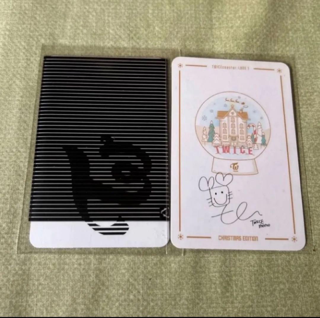 TWICE クリスマスエディション モモ トレカ レア momo