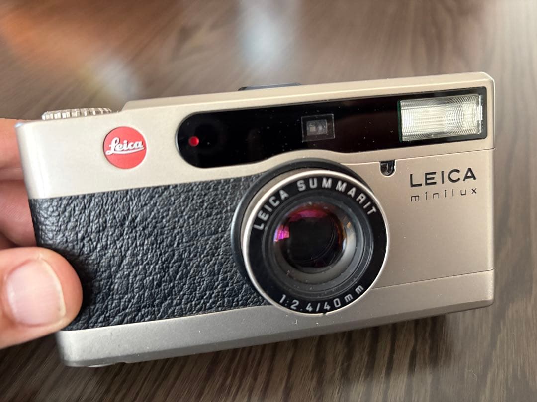 LEICA minilux フィルムカメラ シルバー　E02エラー表示あり