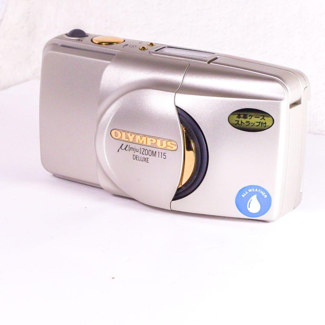 完動美品 オリンパス OLYMPUS mju:1 ZOOM 115 シルバー