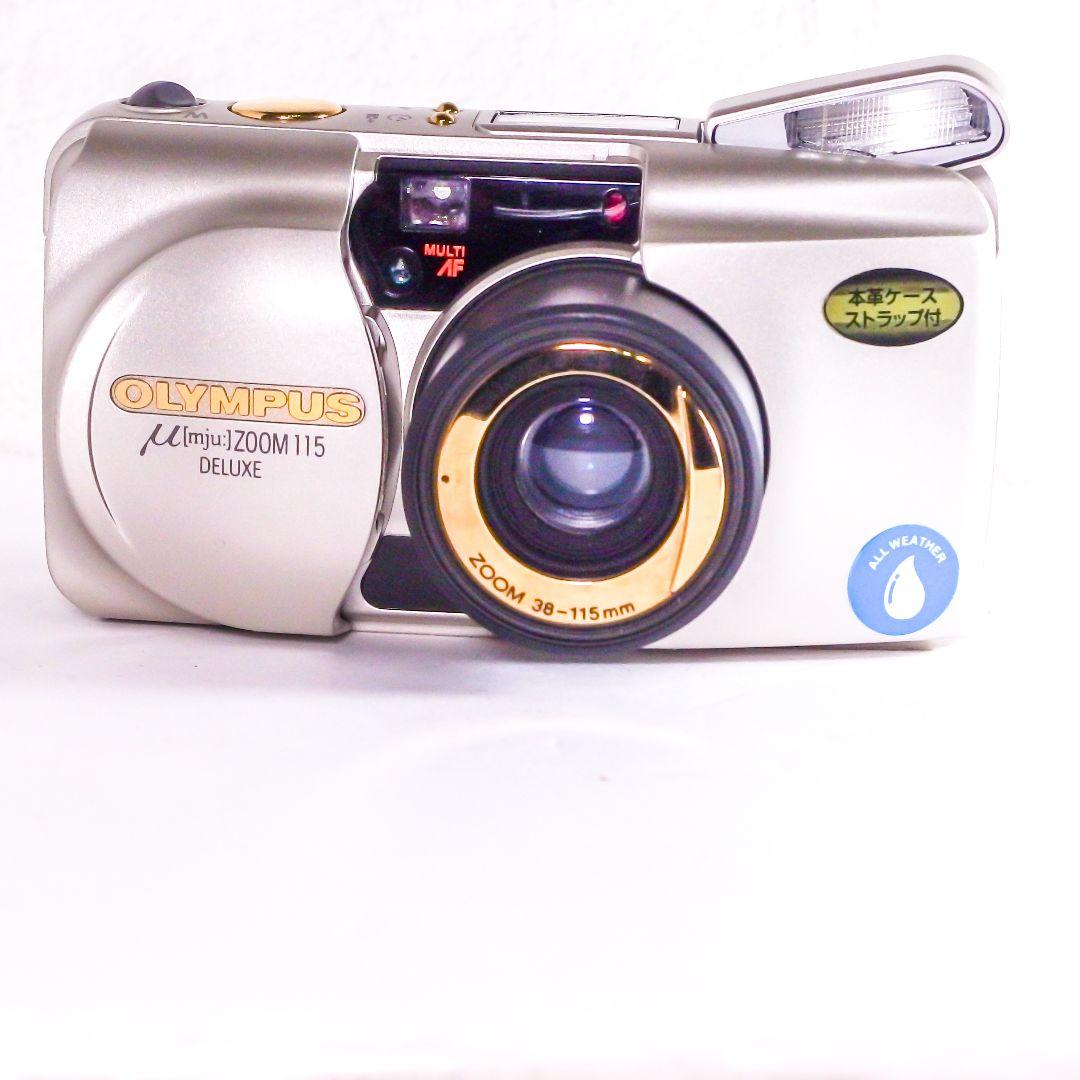完動美品 オリンパス OLYMPUS mju:1 ZOOM 115 シルバー