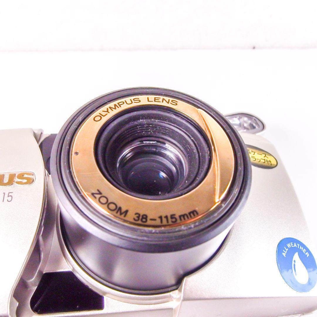 完動美品 オリンパス OLYMPUS mju:1 ZOOM 115 シルバー