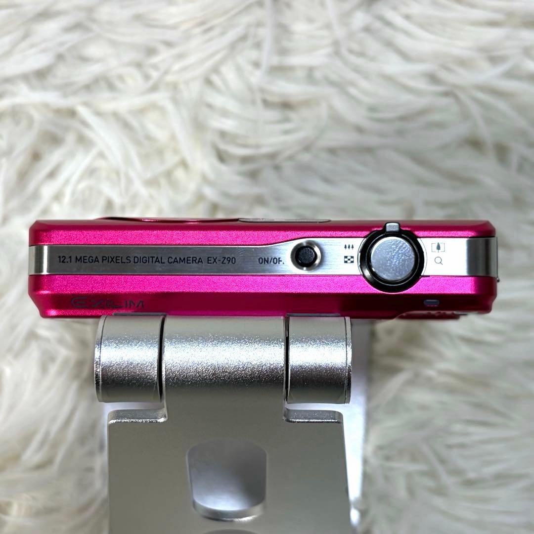 【美品】 CASIO EXILIM EX-Z90 12.1MP ピンク コンデジ