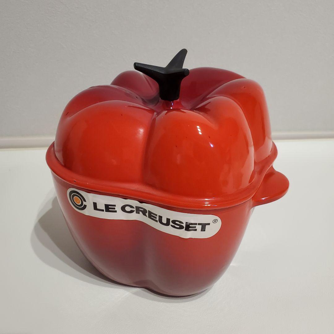 ルクルーゼ ベルペッパー ピーマン パプリカ レッド 両手鍋 新品