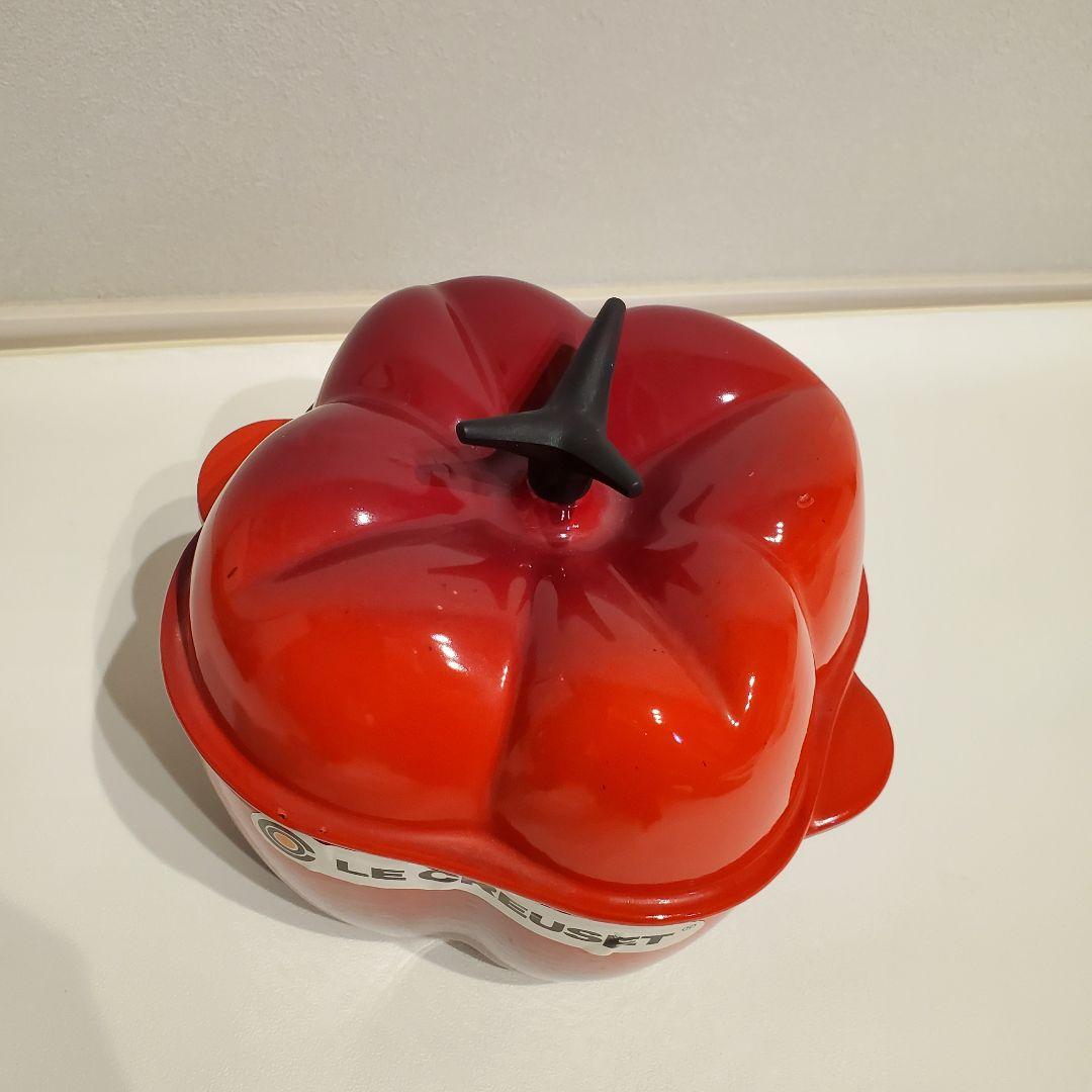 ルクルーゼ ベルペッパー ピーマン パプリカ レッド 両手鍋 新品