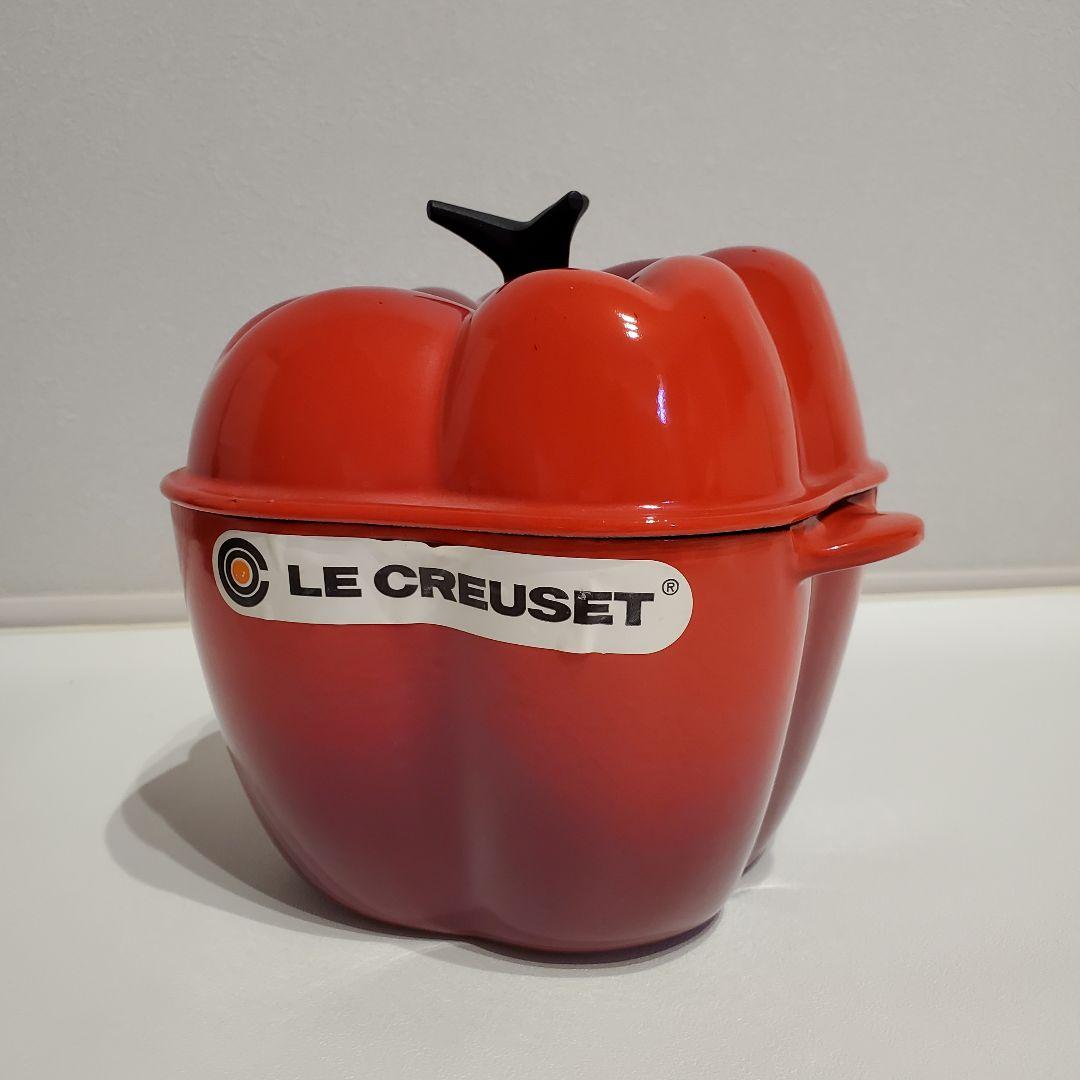 ルクルーゼ ベルペッパー ピーマン パプリカ レッド 両手鍋 新品