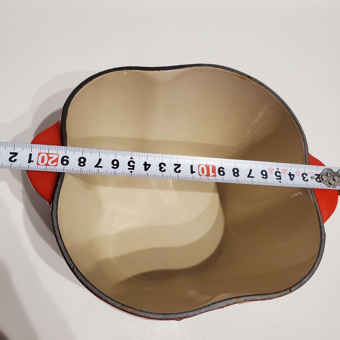 ルクルーゼ ベルペッパー ピーマン パプリカ レッド 両手鍋 新品