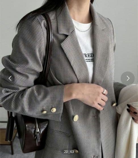 【新品未使用】Frdy emue テーラードジャケット ダブルブレスト