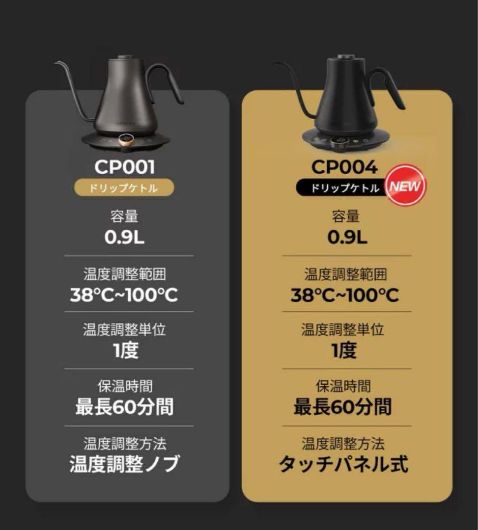 新品EPEIOS ドリップケトル100v 1040w