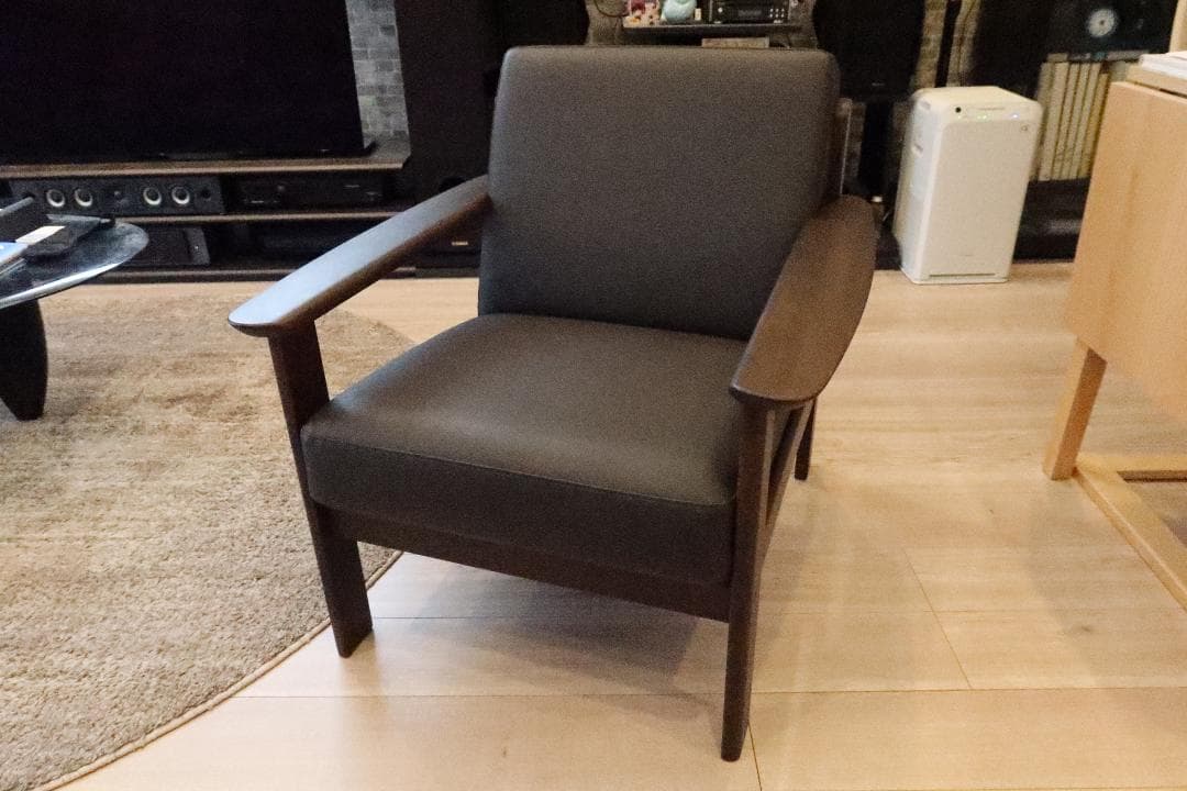 karimoku ソファ chitano オークタウン W13100 1人 美品