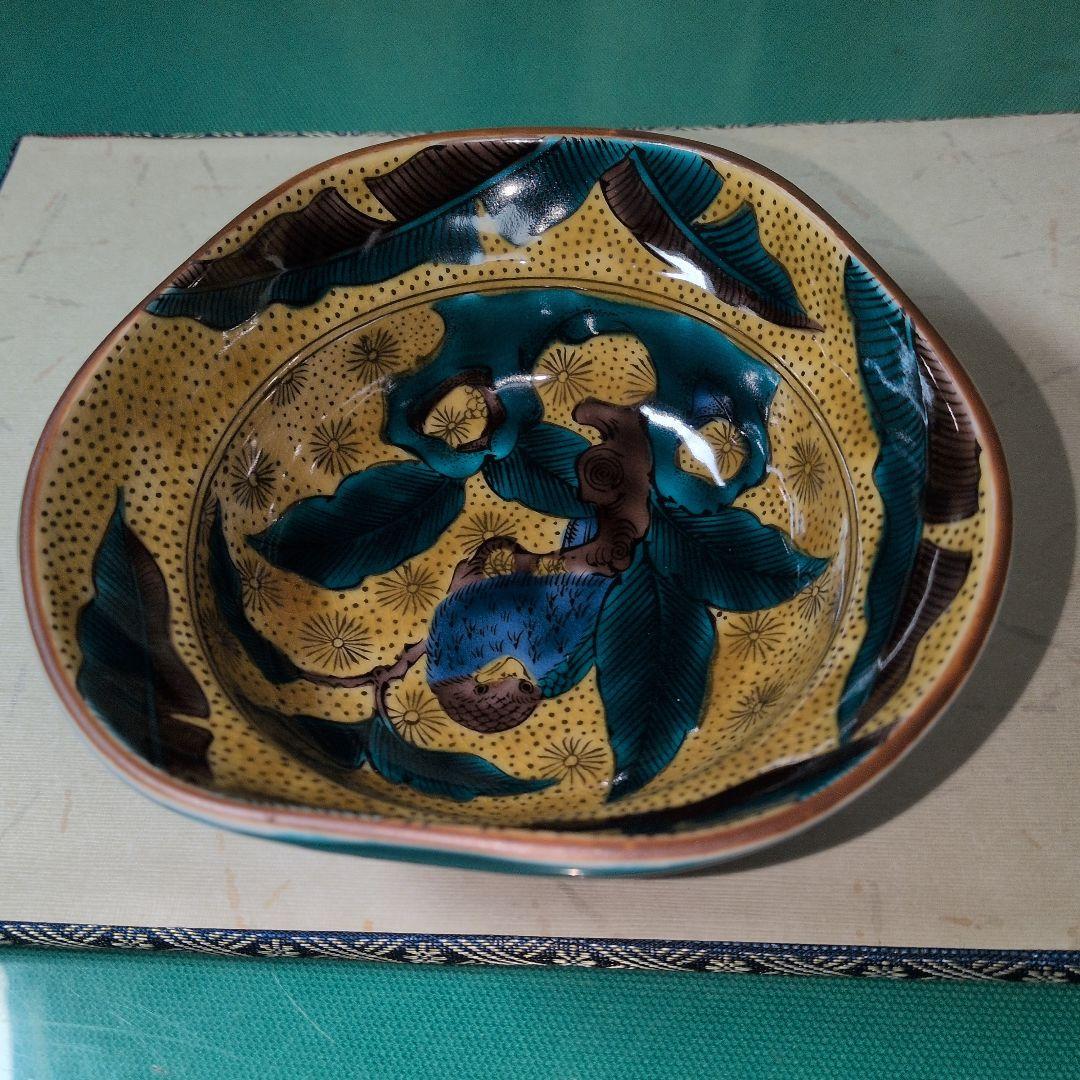 九谷焼　香祥窯　角福向付　5客（共箱付）