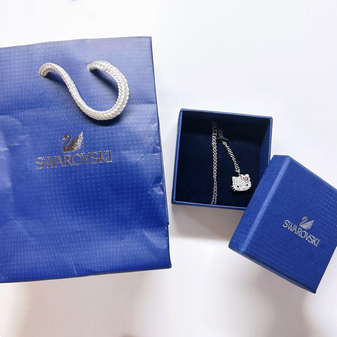 スワロフスキー　Swarovski　ネックレス　ハローキティ ネックレス 正規品
