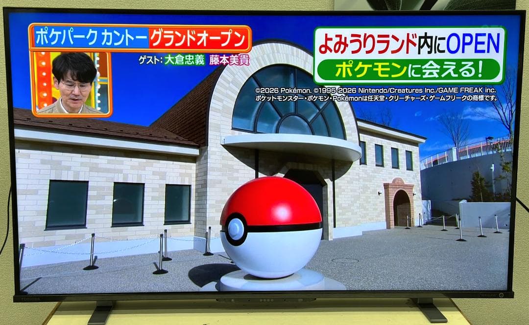 ■東芝■REGZA　4K液晶テレビ　43Z570K　43インチ　2023年製