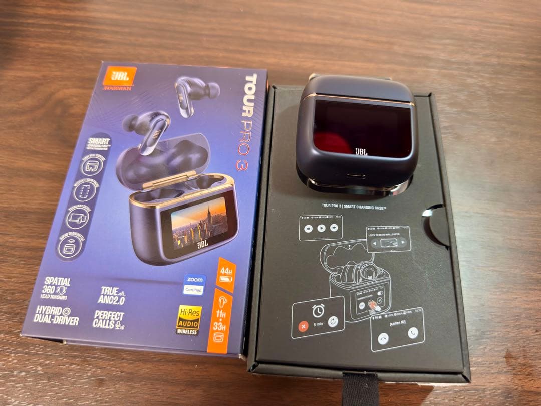 【美品】JBL TOUR PRO 3 ネイビー ワイヤレスイヤホン