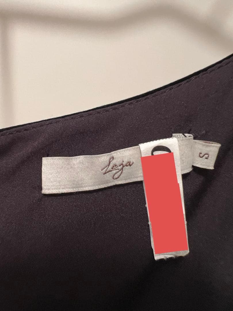 【Leja】アシンメトリーティアードフリル3WAYベロアIラインドレス Sサイズ