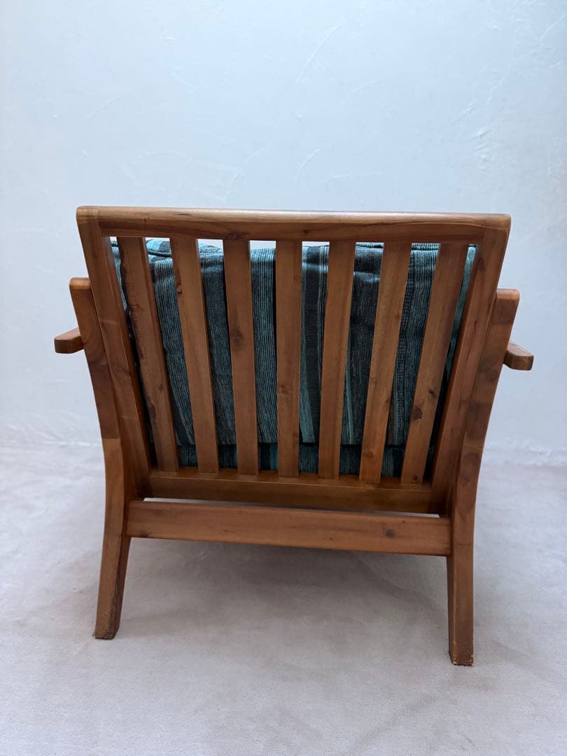 中古美品WTW TISMO ティズモ ソファ 1人掛け ブルーグリーン 西海岸）