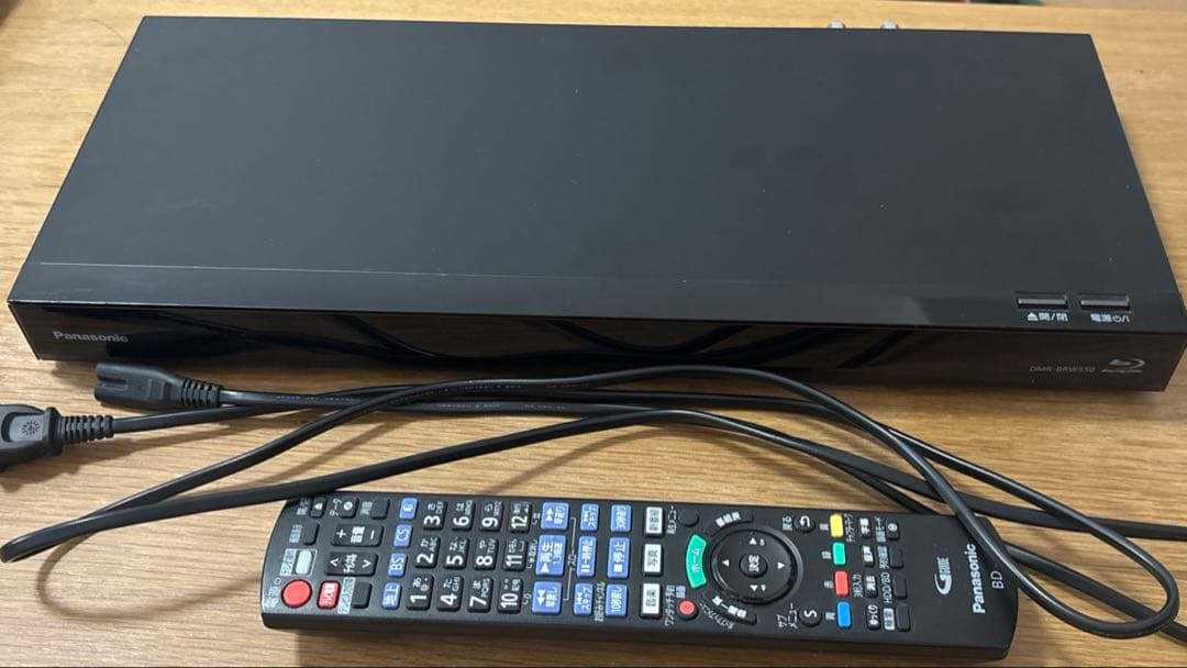 Panasonic DMR-BRW550 【動作確認済みですがジャンク品扱い】
