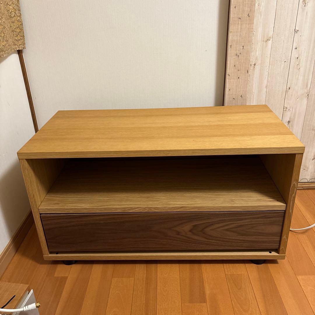 無印良品　基本スタッキングキャビネットと引出しウォールナット　中古美品　おまけ付