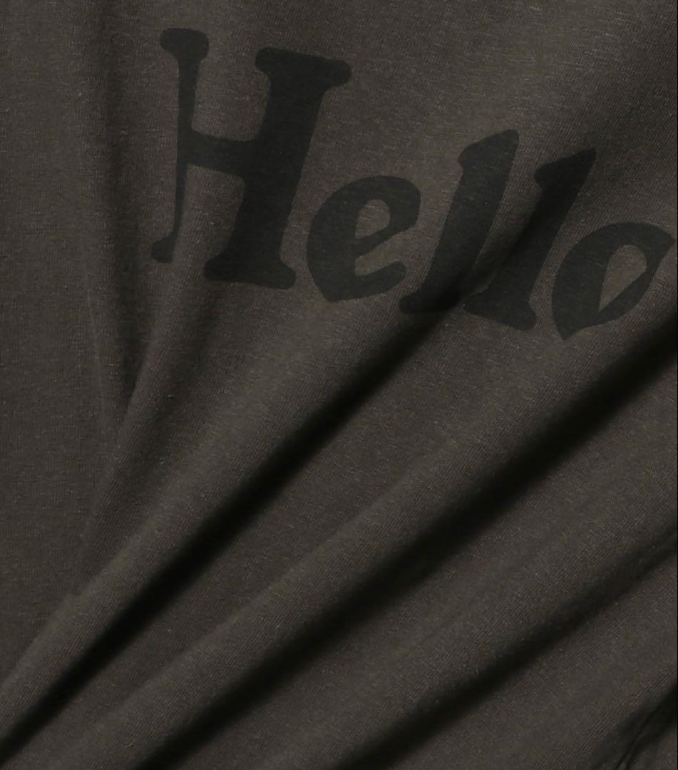 美品＊MADISONBLUE HELLOプリントTシャツ エストネーション