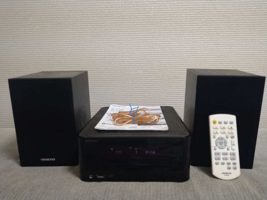 オンキョー　CDレシーバーシステム　ONKYO　CR-U6　リモコン付