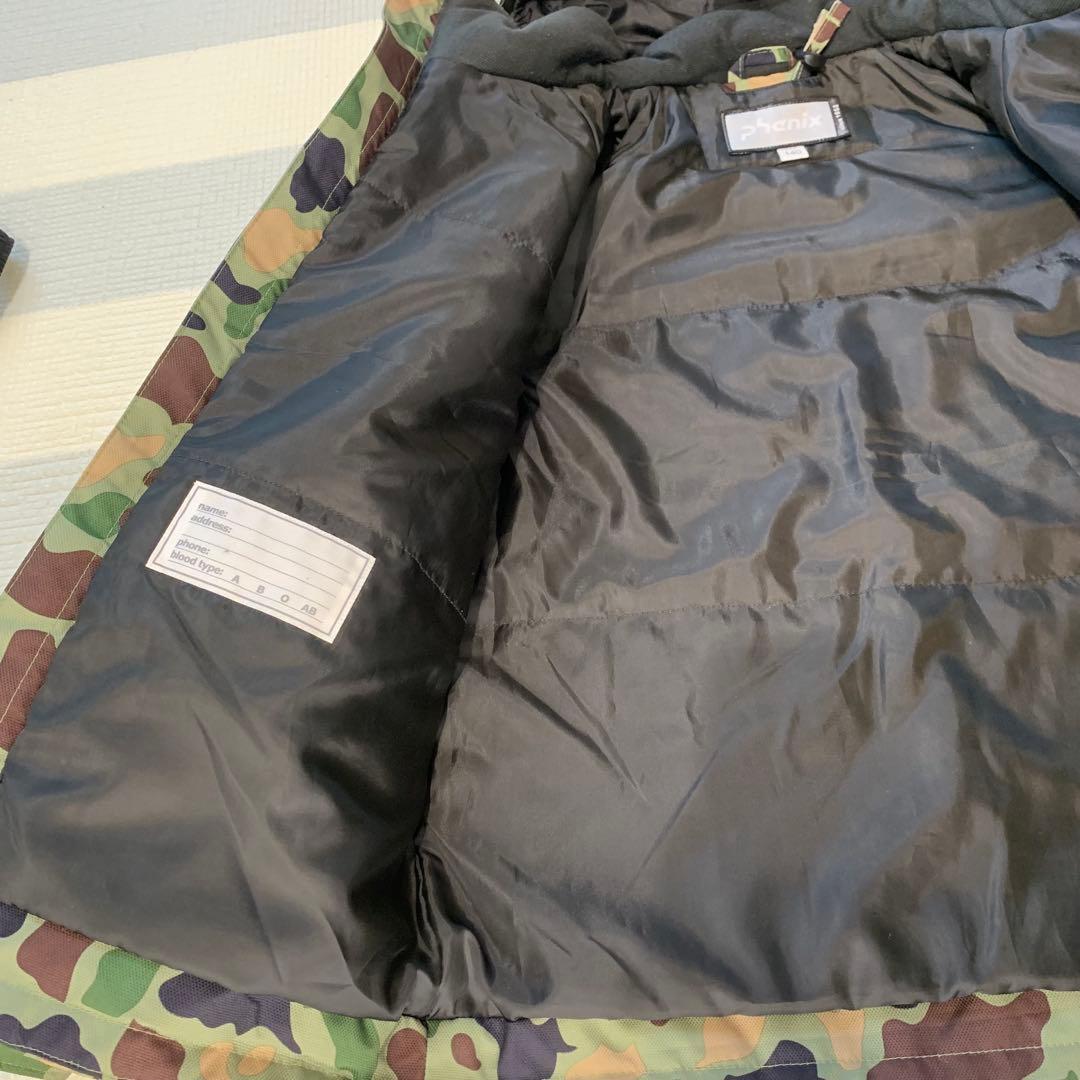 フェニックス スキー スノーボード ウェア 140cm グローブ付　迷彩