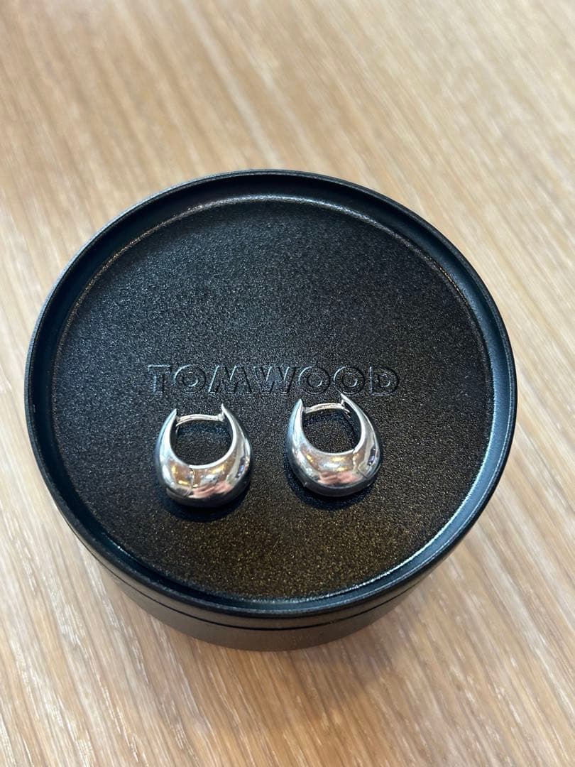 RumioTOM WOOD シルバー925 フープピアス