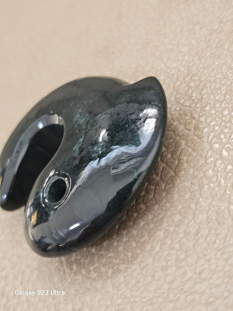 出雲瑪瑙碧玉　飛龍丸玉　３７mm