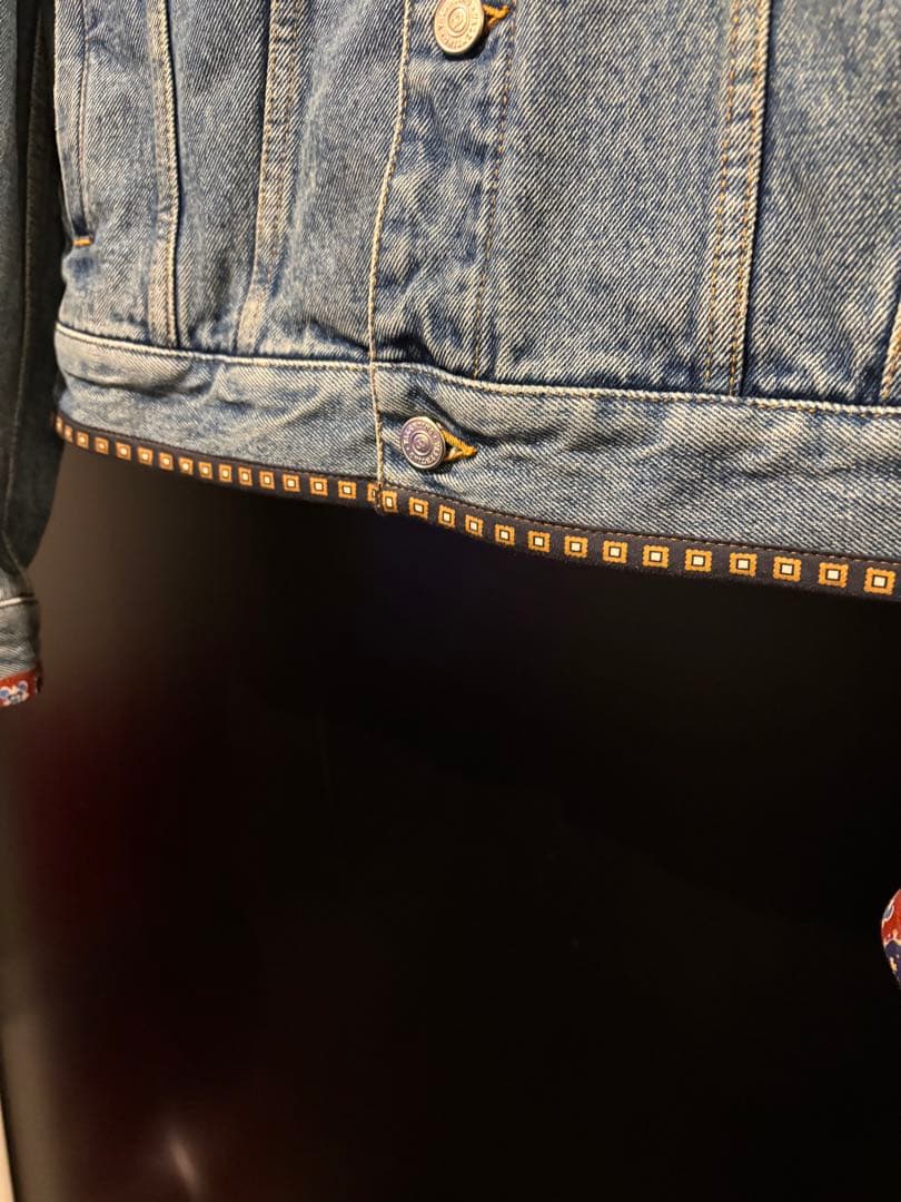 VALENTINO ミケーレ 2025SS ビーズデニムジャケット 44