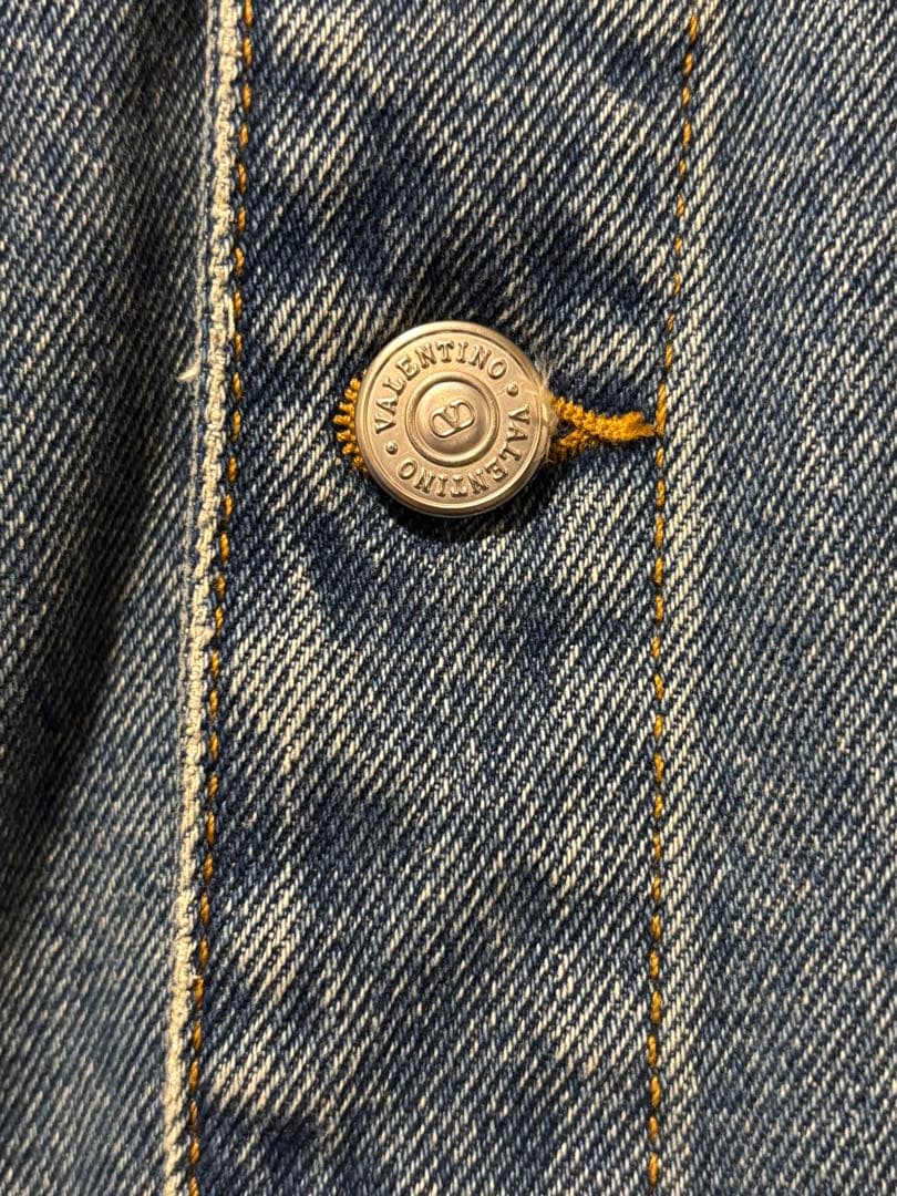VALENTINO ミケーレ 2025SS ビーズデニムジャケット 44