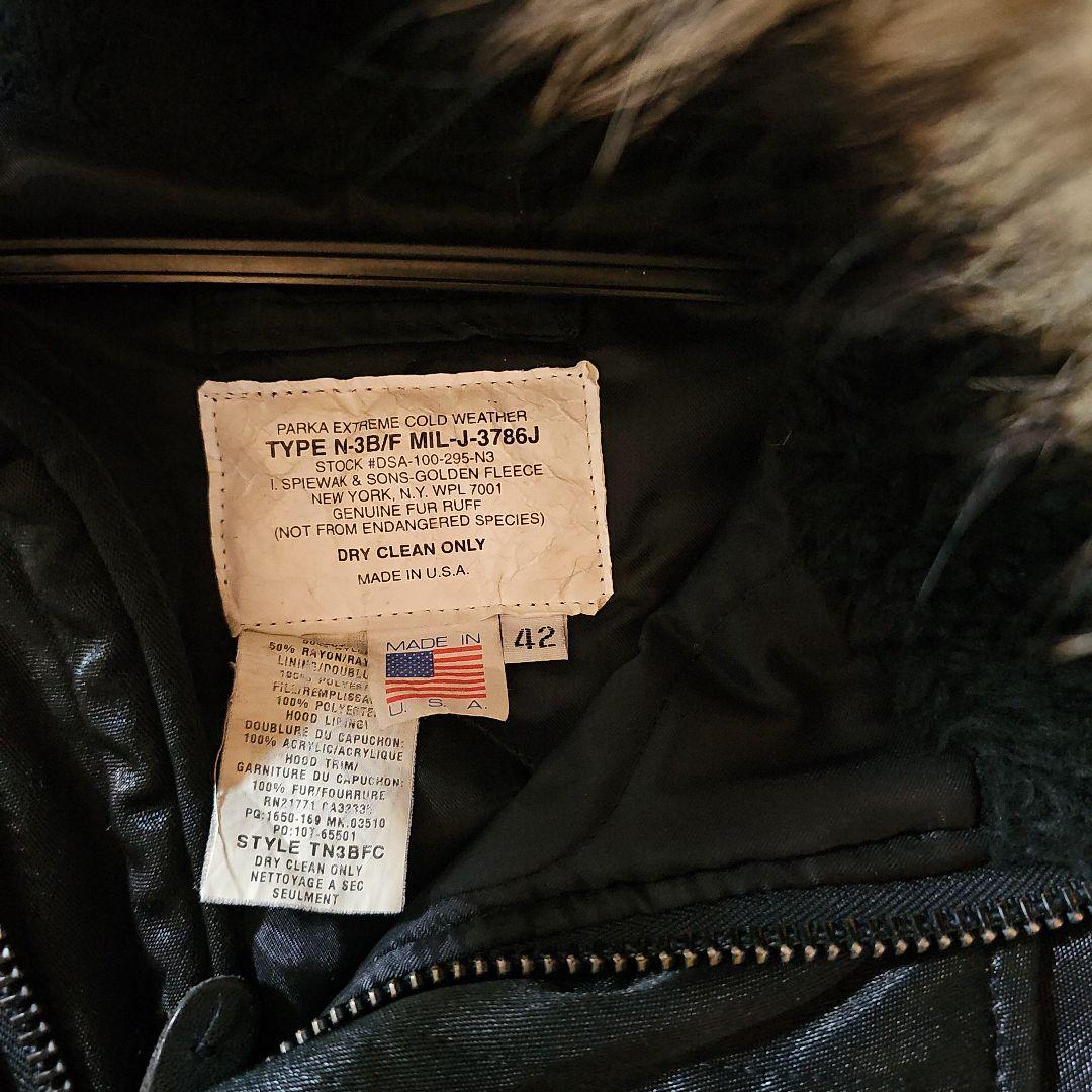 スピワック∕タイタンクロスN3B/ミリタリージャケット 42