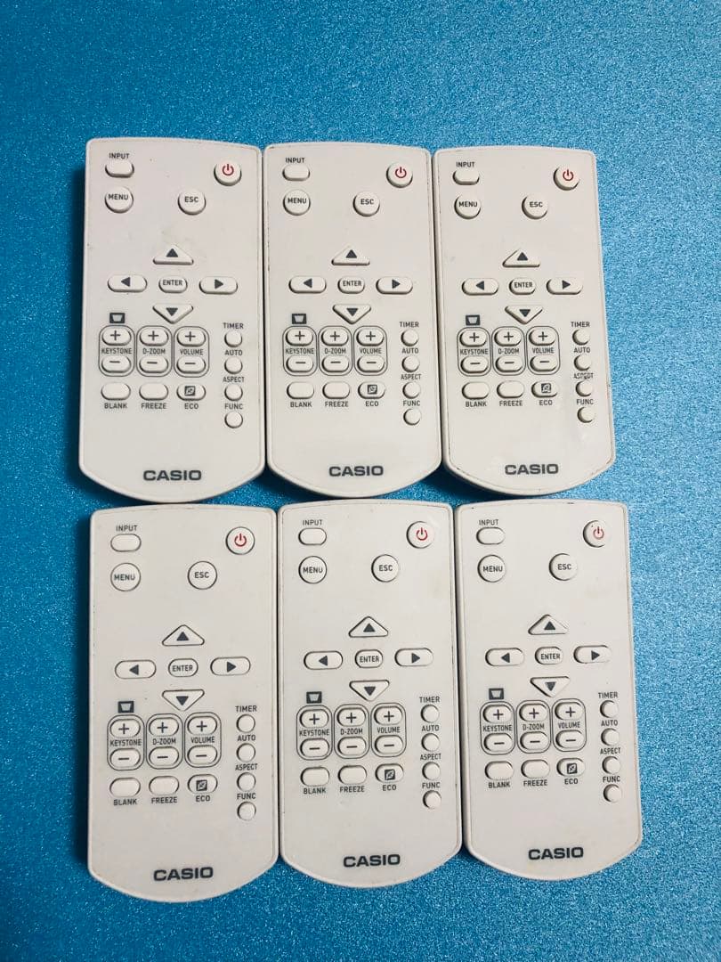 CASIO YT-150 プロジェクター用リモコン6個