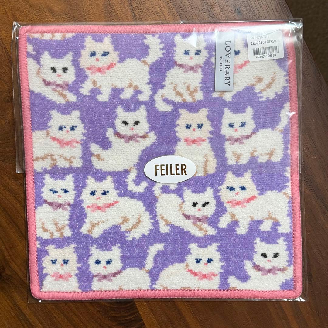 専用ページ FEILER モフモフネコチャンハンカチ