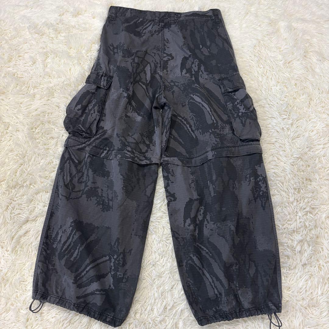 【極美品】現行 アディダス XL ジップオフ カーゴパンツ 2way カモフラ