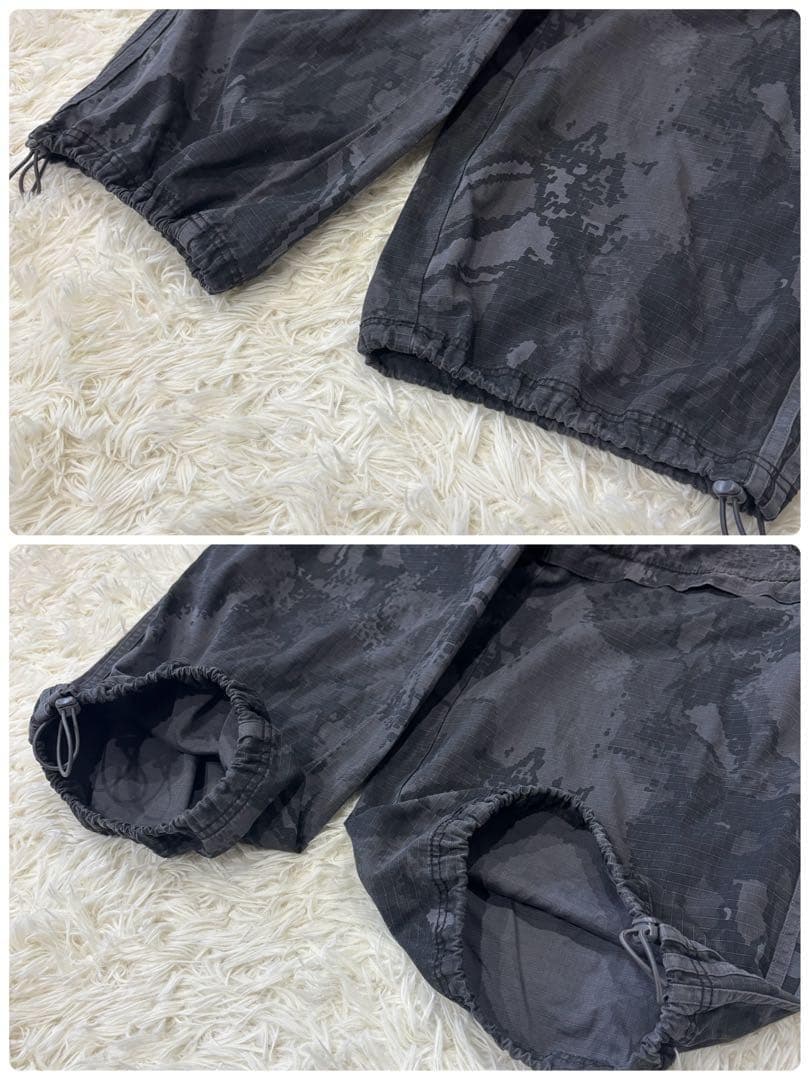 【極美品】現行 アディダス XL ジップオフ カーゴパンツ 2way カモフラ
