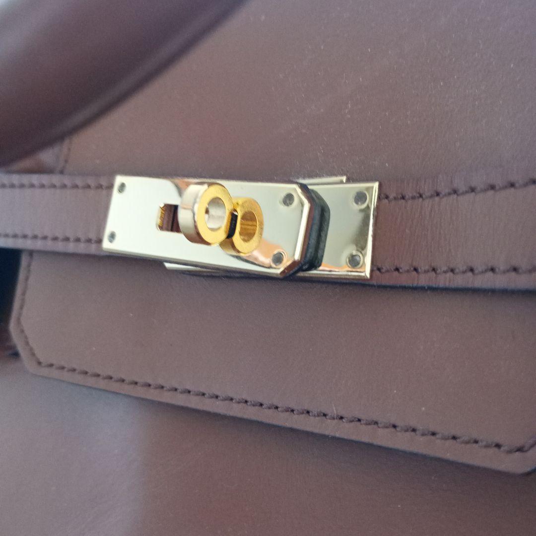 SOMÈS SADDLE ブラウンレザー ビジネスバッグ