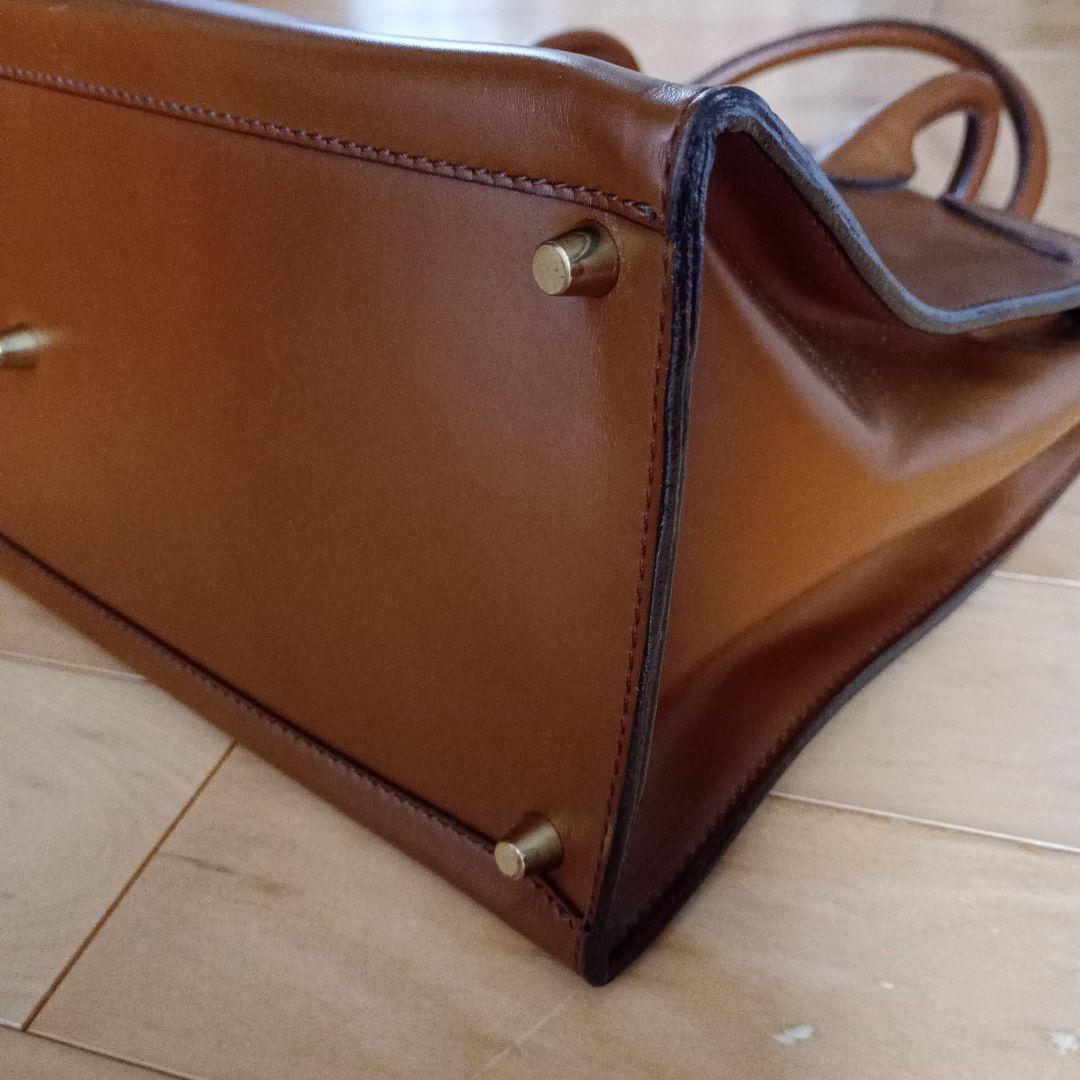 SOMÈS SADDLE ブラウンレザー ビジネスバッグ