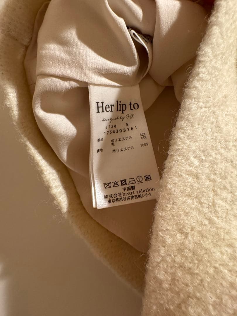 パンツ Twinkle Wool Boucle Shorts herlipto S