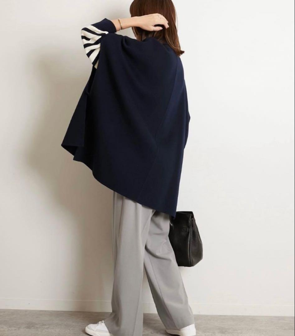 【美品】ウールナイロンリバーベスト★ジャーナルスタンダードレリューム★ネイビー