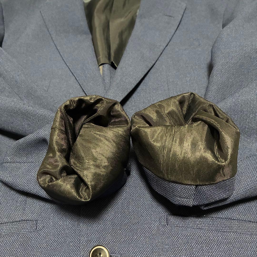 3ピース スーツセレクト スーツセットアップ ブルー AB5