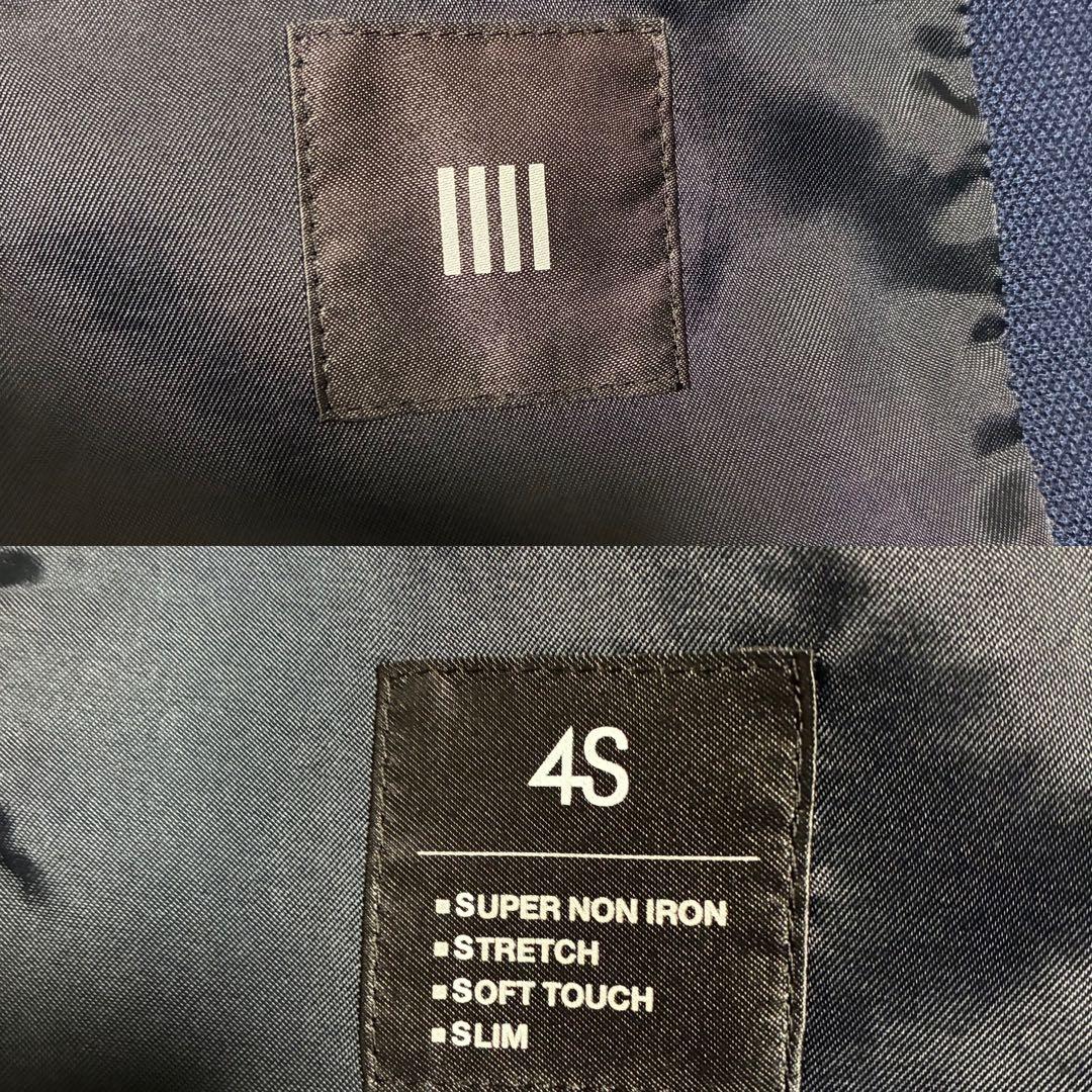 3ピース スーツセレクト スーツセットアップ ブルー AB5