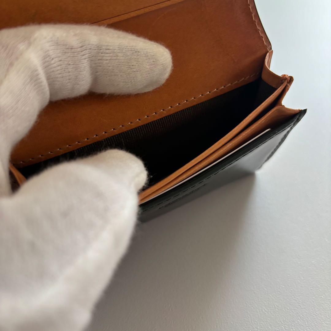 【新品】ROCADO シェルコードバン 名刺入れ 　最高級 イタリア馬革