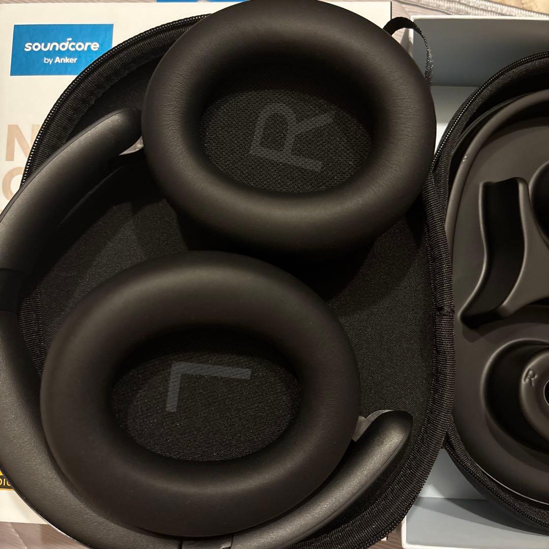 【美品】soundcore SPACE Q45 ワイヤレスヘッドフォン ブラック