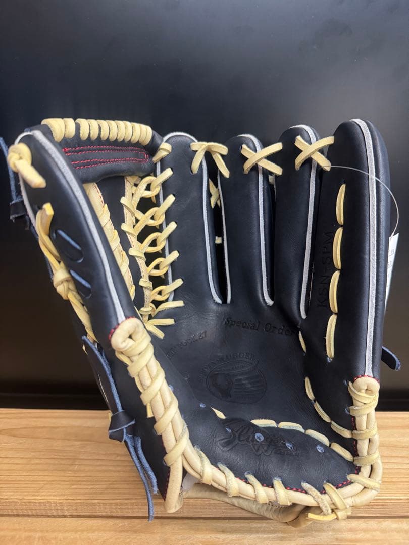 型付け済！久保田スラッガー 軟式用グローブ 外野手 定価35,200円税込