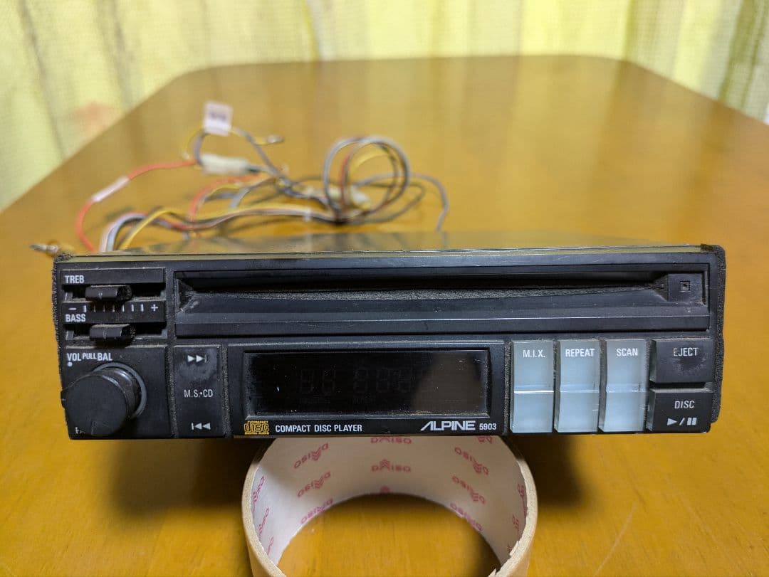 ALPINE 5903 CDプレーヤー　アンプレス