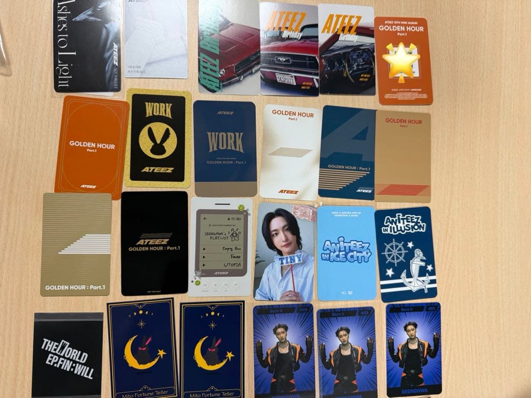 ATEEZ ソンファ　各種トレカセット