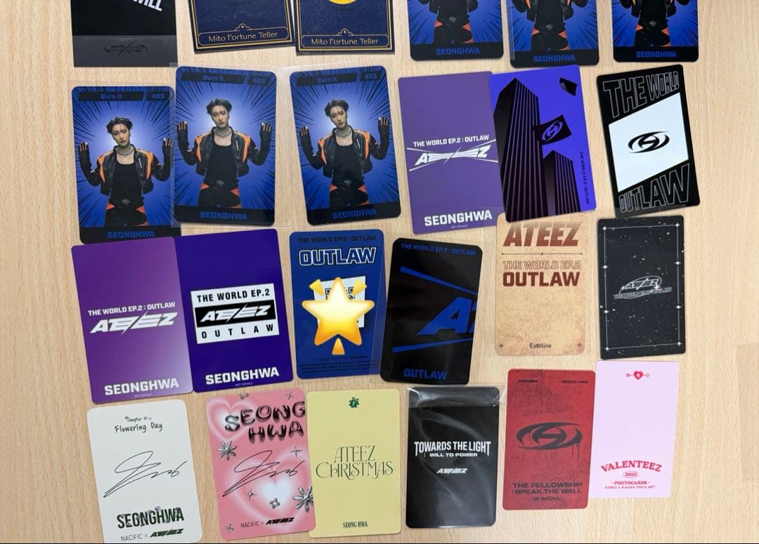 ATEEZ ソンファ　各種トレカセット